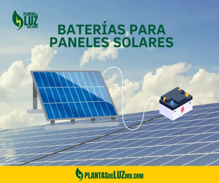 Baterías para paneles solares