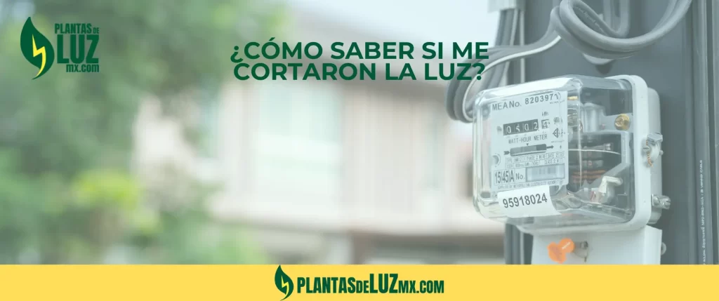 Cómo puedo saber si me apagaron la luz - guía