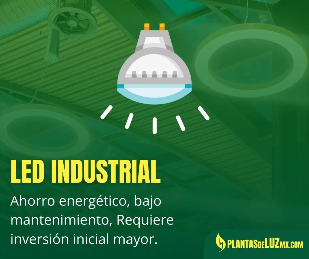 Led como luces para naves industriales