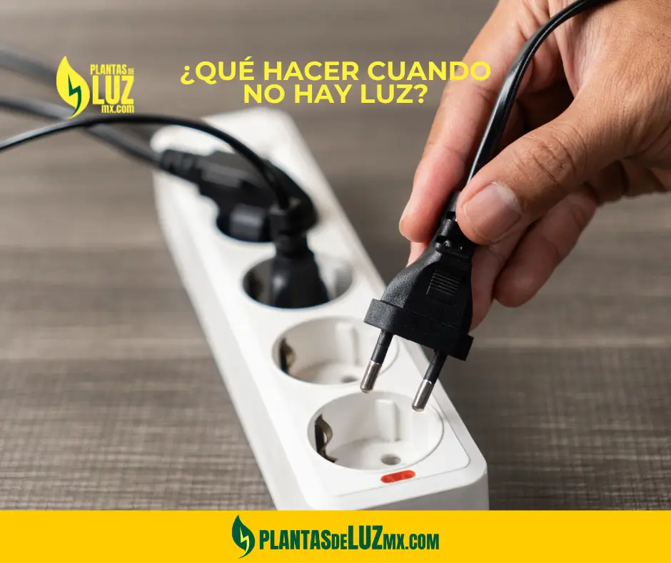 Qué hacer cuando no hay luz