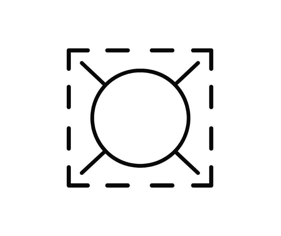 Símbolo Salida oculta