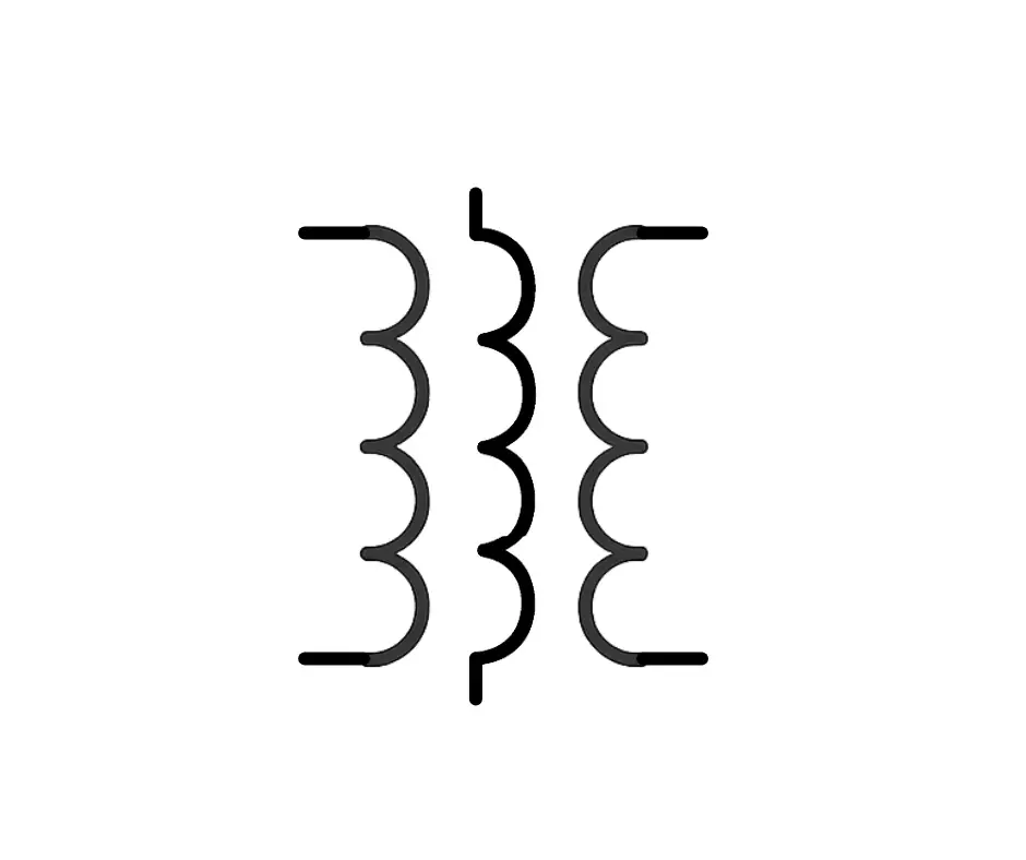 Símbolo Transformador 3 devanados F2